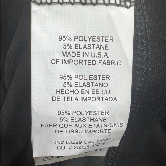 Nick & Nash Sleeveless Black Faux Wrap Dress Size Medium - Picture 7 of 7